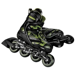 Spokey MAKAN Łyżworol BK/GR 32-35 - Rolki - miniaturka - grafika 1