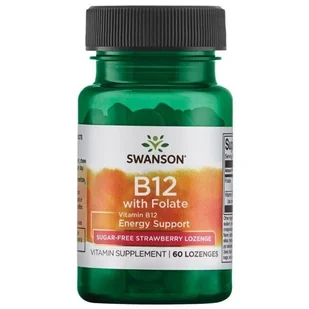 Vitamin B12 with Folate (60 tabl.) - Suplementy diety - miniaturka - grafika 1
