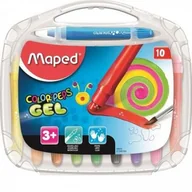 Przybory szkolne - Maped Kredki Colorpeps żelowe 10 kolorów - miniaturka - grafika 1