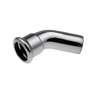 Kolano 45 stopni KAN-therm Steel - 66,7 x 66,7, nyplowe - Akcesoria hydrauliczne - miniaturka - grafika 1