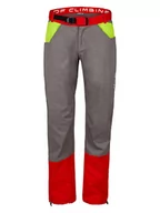 Odzież trekkingowa męska - MILO Spodnie funkcyjne "Kulti" w kolorze szaro-czerwonym - miniaturka - grafika 1