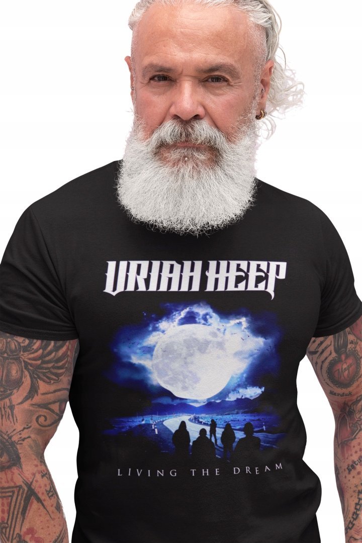URIAH HEEP David Byron Heavy Metal Hard Rock Koszulka T-Shirt Męski 5XL