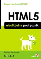 Systemy operacyjne i oprogramowanie - HTML5. Nieoficjalny podręcznik - miniaturka - grafika 1