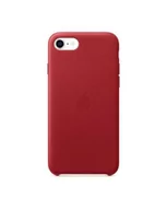 Etui i futerały do telefonów - Etui do iPhone SE 2020 Apple Leather Case - czerwone - miniaturka - grafika 1