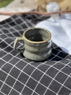 Filiżanki - Filiżanka ceramiczna do kawy herbaty Rtęciowy Brąz 200ml - miniaturka - grafika 1