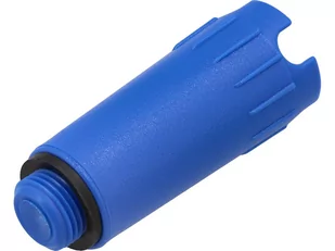 KOREK HYDRAULICZNY, INSTALATORSKI 1/2" Z USZCZELKĄ NIEBIESKI - Akcesoria hydrauliczne - miniaturka - grafika 2