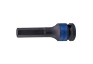 Klucze i nasadki - NASADKA UDAROWA 1/2" Z KOŃCÓWKĄ HEX 17mm x 80mm King Tony - miniaturka - grafika 1