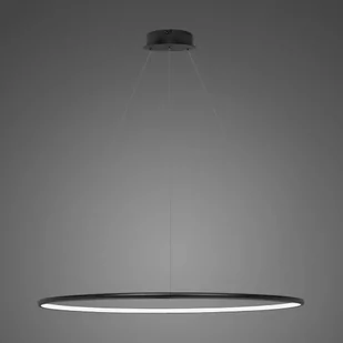 Lampa wisząca Ledowe Okręgi No.1 Φ100 cm in 3k czarna ściemnialna Altavola Design - Lampy sufitowe - miniaturka - grafika 1