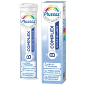 Witaminy i minerały - Plusssz B-Complex Neuro Balance, 20 tabletek musujących - miniaturka - grafika 1