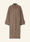 Płaszcze damskie - Samsøe Samsøe Płaszcz Wełniany Alma braun - miniaturka - grafika 1