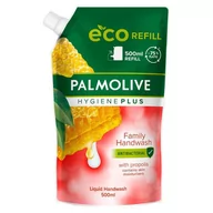 Mydła - Palmolive Płynmydło Higiena + Rodzina zapasowenapełnić 500 ml - miniaturka - grafika 1