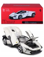Samochody i pojazdy dla dzieci - Ferrari Daytona SP3 1:18 Bburago 18-16912 BIAŁY MODEL SAMOCHODU - miniaturka - grafika 1