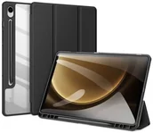 Etui do tabletów - Etui z klapką Dux Ducis do Galaxy Tab S10 Plus/S9 Plus/S9 FE Plus, czarne z szarym - miniaturka - grafika 1