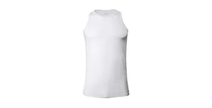 Fila Męski okrągły dekolt Tank Top FU5033 MAN ROUND NECK TANK TOP 300 S, 300 White, S, FU5033 - Koszulki i topy damskie - miniaturka - grafika 1