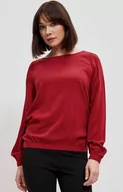 Koszule damskie - Wiskozowa bluzka 3900, Kolor czerwony, Rozmiar XS, Moodo - Primodo.com - miniaturka - grafika 1