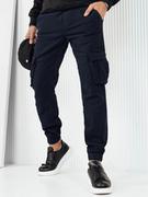 Spodnie męskie - Spodnie męskie bojówki granatowe Dstreet UX4175 - miniaturka - grafika 1