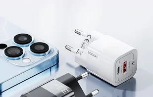 Ładowarka sieciowa Toocki USB + USB-C, 33W (czarna) - Ładowarki do telefonów - miniaturka - grafika 3
