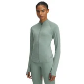 Koszulki i topy damskie - Damski longsleeve treningowy Under Armour Vanish Elite Vent FZ - zielony - miniaturka - grafika 1