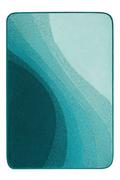 Dywaniki łazienkowe - Kleine Wolke Malin Dywan kąpielowy turkusowy 70x120 cm - miniaturka - grafika 1