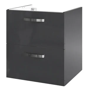 Szafka pod umywalkę Aruna wisząca 50 cm szara - Szafki łazienkowe - miniaturka - grafika 1
