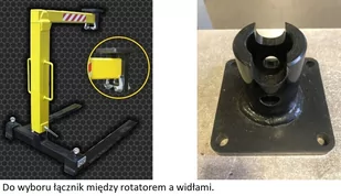 HYLDROBLE Widły do palet grzebieniowe - do wyboru łącznik między rotatorem a widłami (udźwig: 2 T, długość wideł: 1000mm, robocza: 170cm) 80879960 - Wyposażenie gospodarstwa rolnego - miniaturka - grafika 1