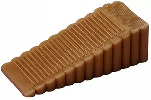 Klin Plastikowy Blokada Stoper Do Drzwi Brązowy - Akcesoria do drzwi - miniaturka - grafika 1