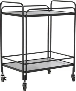 DKD Home Decor Servrovac vozk DKD Home Decor Czarny Metal Szkło 60,5 x 40,5 x 75,5 cm - Stoły - miniaturka - grafika 1