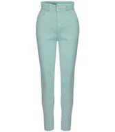 Spodnie damskie - Wygodne elastyczne spodnie JEANSY SKINNY FIT kolorowe Eleganckie ROSE-40 - miniaturka - grafika 1