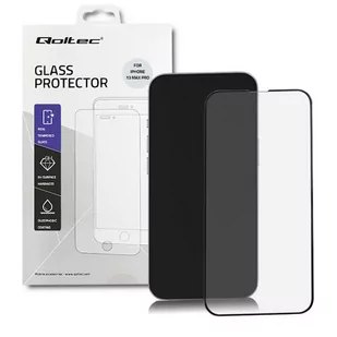 Qoltec Hybrydowe szkło ochronne PREMIUM do iPhone 13 Max PRO - Szkła hartowane na telefon - miniaturka - grafika 1