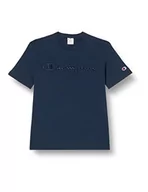 Koszulki męskie - Champion T-shirt męski, granatowy (Eco-future), L - miniaturka - grafika 1