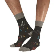 Skarpetki męskie - Śpiewające socksy ŚMIESZNE SKARPETKI SKARPETY NA PREZENT POLSKI PRODUCENT DoraSocks 44-46 - miniaturka - grafika 1