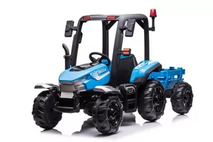 LEAN CARS Traktor Na Akumulator BLT-206 Niebieski LT-9785-0 - Pojazdy elektryczne dla dzieci - miniaturka - grafika 1