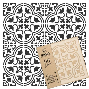 Nakleo szablon malarski // płytki - kafelki // MORO - 15x15cm - Szablony malarskie - miniaturka - grafika 2