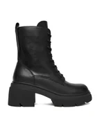 Botki damskie - Badura Trzewiki C-AMARI-MX856-5 Czarny - miniaturka - grafika 1