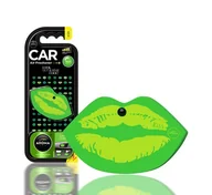 Zapachy samochodowe - MTM INDUSTRIES Odświeżacz powietrza car lips fancy green AMI-A92562 - miniaturka - grafika 1