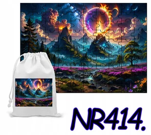 PUZZLE 192 EL. UKŁADANKA GÓRY KRAJOBRAZ PEJZAŻ + WORECZEK Z NADRUKIEM - Puzzle PUZZLE 192 EL. UKŁADANKA GÓRY KRAJOBRAZ PEJZAŻ + WORECZEK Z NADRUKIEM - Puzzle - miniaturka - grafika 1