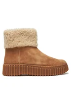 Botki damskie - Clarks Botki Torhill Turn 26179563 Brązowy - miniaturka - grafika 1