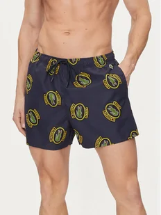 Lacoste Szorty kąpielowe MH7272 Granatowy Regular Fit - Kąpielówki męskie - miniaturka - grafika 1
