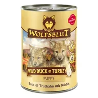 Mokra karma dla psów - WOLFSBLUT Wild Duck & Turkey Puppy 6 x 395 g - miniaturka - grafika 1