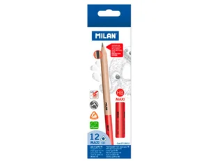 Milan Ołówek trójkątny Maxi HB WIKR-931281 - Ołówki - miniaturka - grafika 2