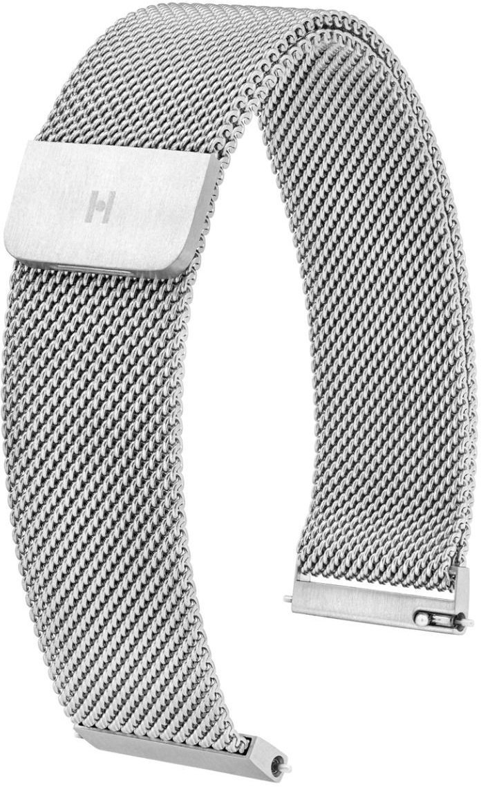 Hirsch Bransoleta stalowa do zegarka srebrna magnetyczna 22 mm Hirsch 30161434-2-22 .