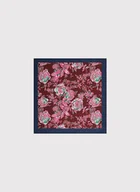 Dodatki do ubrań - Dwustronna poszetka męska kwiaty - miniaturka - grafika 1