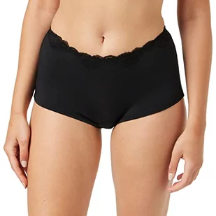 Triumph Damskie figi Touch Of Modal Short talia, czarny (Black 04), XS - Majtki damskie - miniaturka - grafika 1