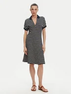 Sukienki - Tommy Hilfiger Sukienka codzienna WW0WW44513 Granatowy Regular Fit - miniaturka - grafika 1