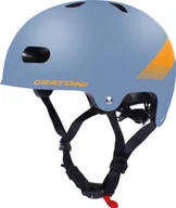 Kaski rowerowe - Dziecięcy kask rowerowy CRATONI C-Mate Junior, petrol-pomarańczowy - miniaturka - grafika 1