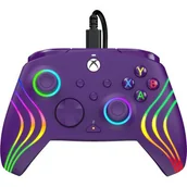 Kontrolery gier na PC - Kontroler PDP Afterglow Wave Xbox S/X/One/PC Fioletowy - miniaturka - grafika 1