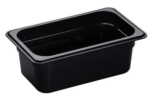 Pojemnik GN 1/4 100 mm z poliwęglanu, czarny CAMBRO, Camwear - Akcesoria gastronomiczne - miniaturka - grafika 1