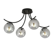 Lampy sufitowe - Emibig Boston lampa sufitowa 4-punktowa czarna/grafitowa 1110/4 - miniaturka - grafika 1