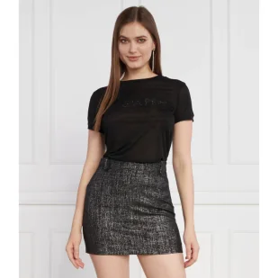 Patrizia Pepe T-shirt | Regular Fit - Koszulki i topy damskie - miniaturka - grafika 1