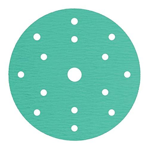 Klingpsor 353181 PS 77 CK krążki z podkładką papierową, na rzep do farby, lakieru, szpachelki, podkładu, wypełniacza, żelu, materiałów kompozytowych, kształt otworu GLS47, ø 150 mm, ziarnistość 180